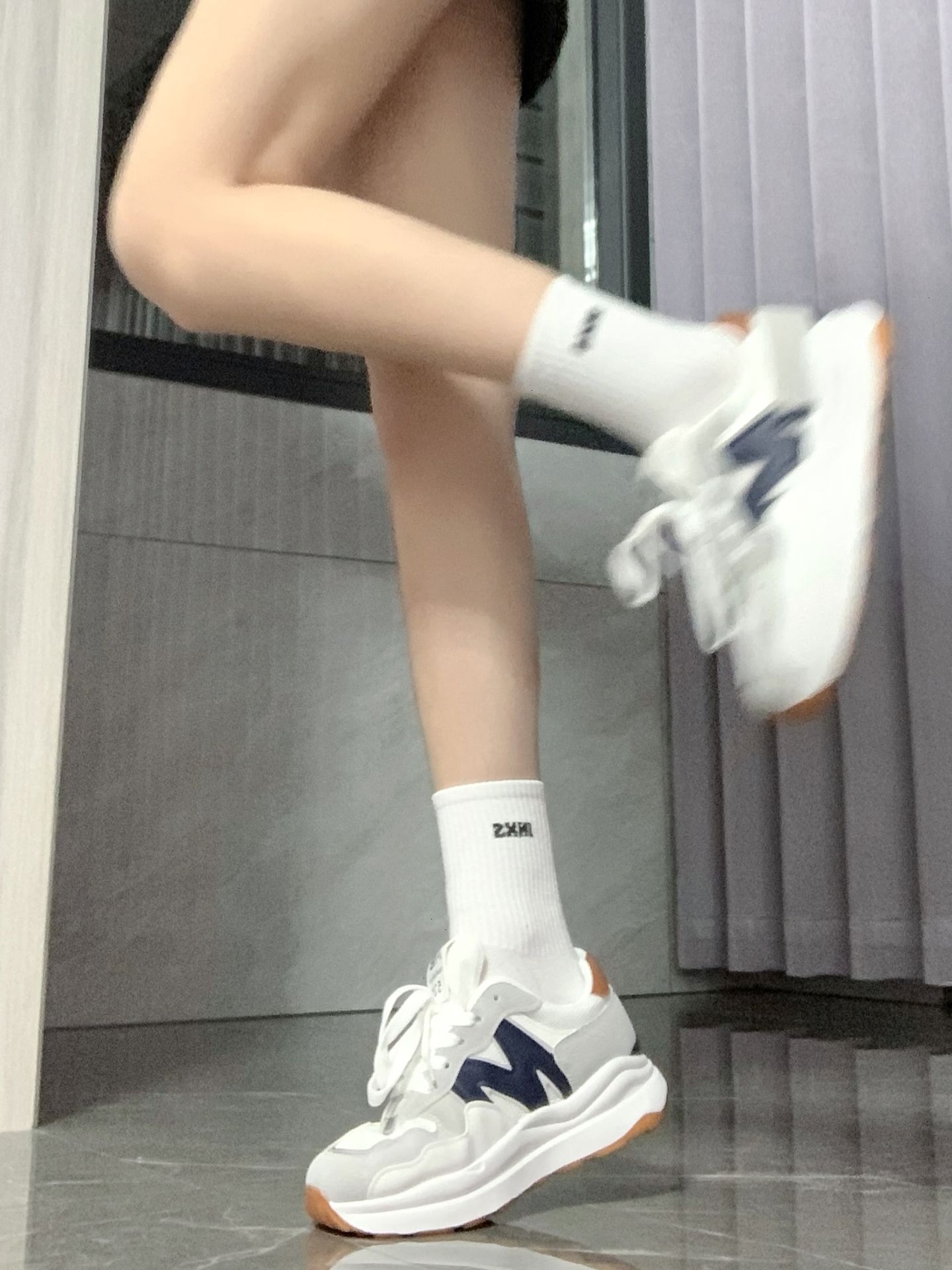 厚底 圆头 低帮 系带 深口鞋 厚底 圆头 低帮 系带 深口鞋 - VALI鞋履AI设计主图